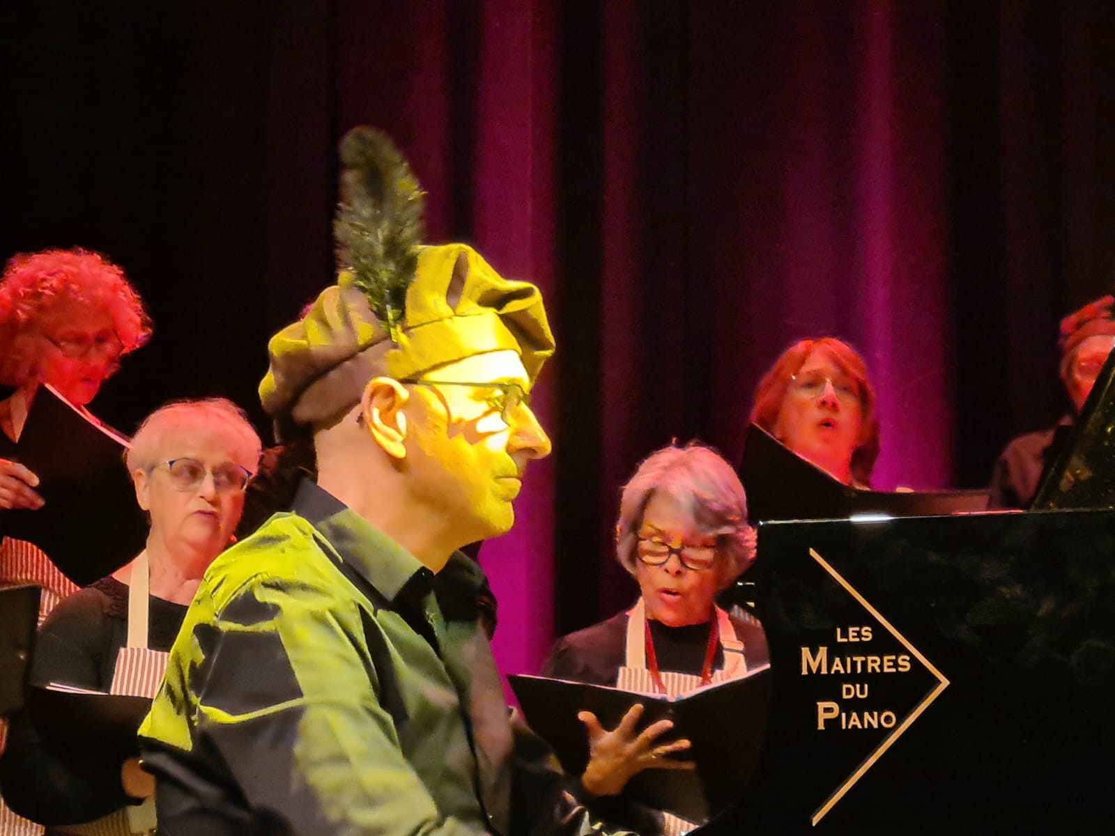 Jean christophe avec choristes